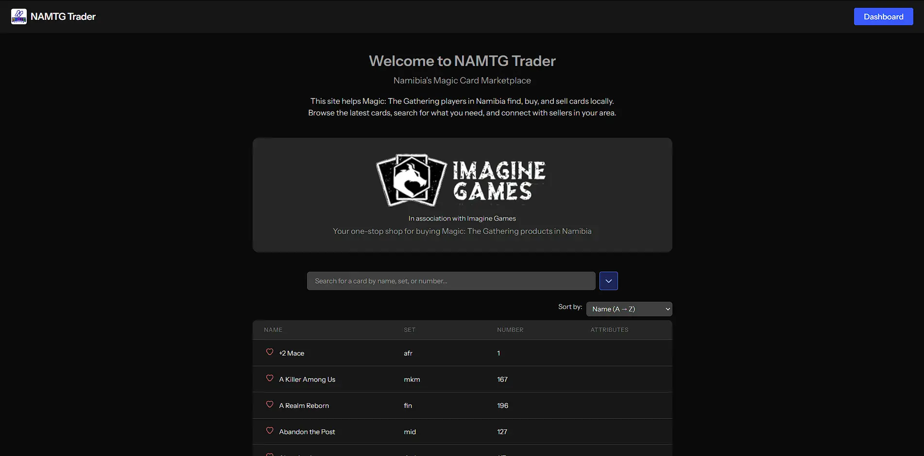 NAMTG Trader